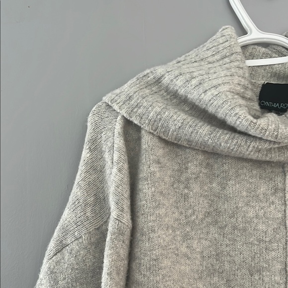 Cozy Gray Turtleneck Sweater - Picture 5 of 8